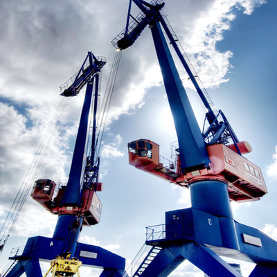 Żuraw portalowy portowy typu Jib Cztery ogniwa 380V