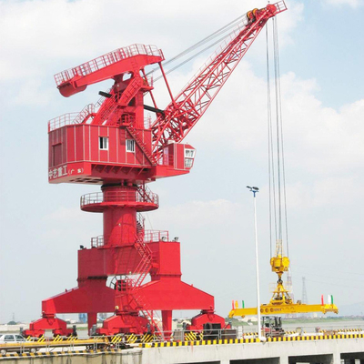 Heavy Duty Mobile Harbor Marine Level Luffing Container Portal Crane