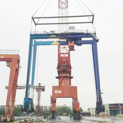 Suwnica bramowa do transportu opon gumowych 50 ton z elastycznym ruchem